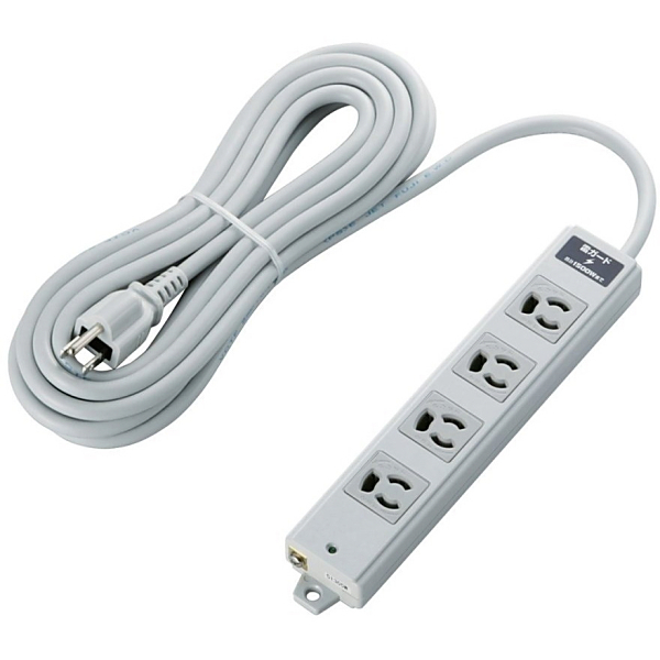 ELECOM T-WRMK3450LG/RS [EU RoHs指令準拠 雷ガード二重構造工事用タップ]の通販は 7,850円