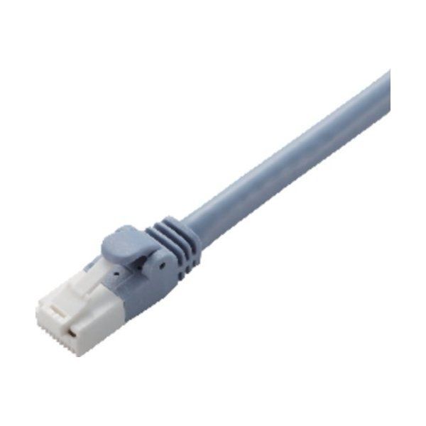 LD-GPAT/BU500 ブルー ELECOM [ツメ折れ防止LANケーブル(Cat6A対応) 50m] メーカー直送