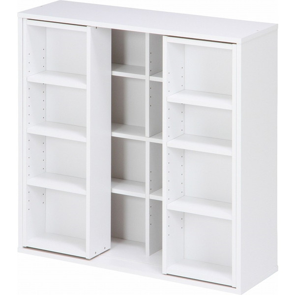 86031 ダブルスライドラック ホワイト DS9090WH 不二貿易 メーカー直送の通販は 7,535円