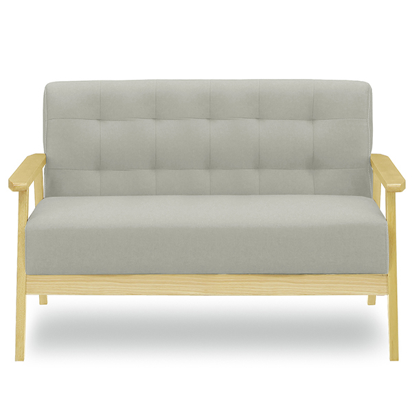 クロシオ 【完成品】 2Pコーデュロイソファー ミルキーホワイト ソファ