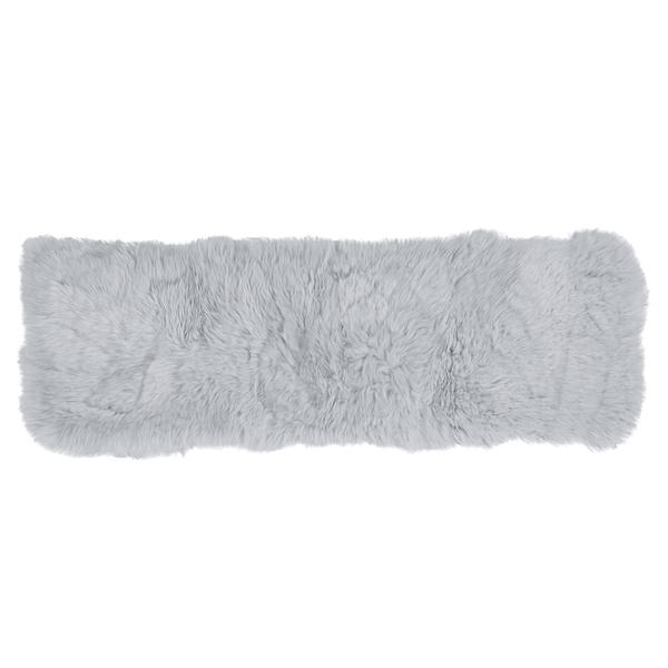 240619319 天然 ムートン ロングクッション M-511-F GY グレー 約38×120cm 萩原 メーカー直送の通販は 7,520円