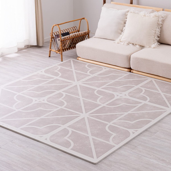 240631801 レトロデザインのジョイントマット キュロス 9枚組 グレー 萩原 メーカー直送の通販は 5,377円