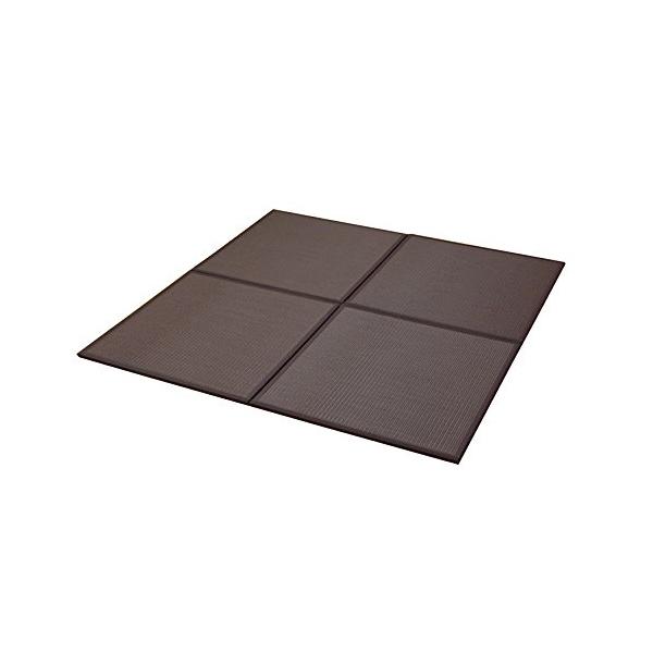 8611230 ポリプロピレン 置き畳 スカッシュ ブラウン 82×82×1.7cm 6枚1セットタイプ イケヒコ・コーポレーション メーカー直送の通販は 23,193円