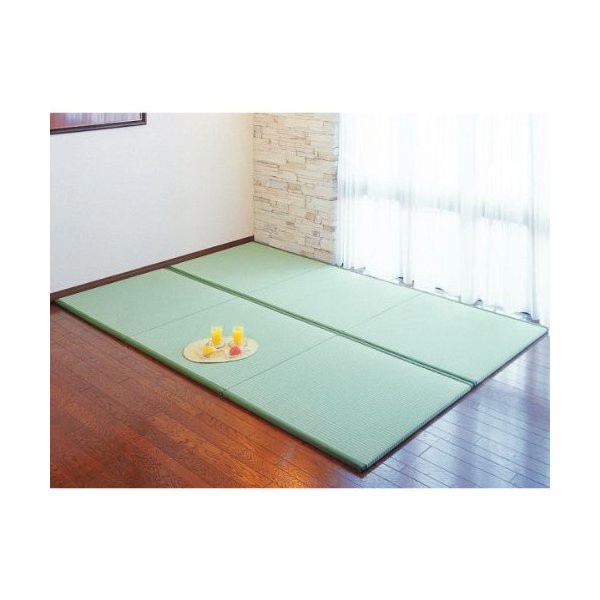 【10/23ポイントUP】イケヒコ・コーポレーション 8304030 ユニット畳 「楽座」 88×88×2.2cm(6枚1セット)