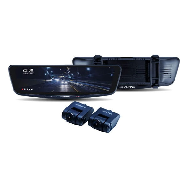DVR-DM1000B-IC ALPINE [ドライブレコーダー搭載 10インチデジタルミラー(バンド装着タイプ/車内リアカメラ) ]
