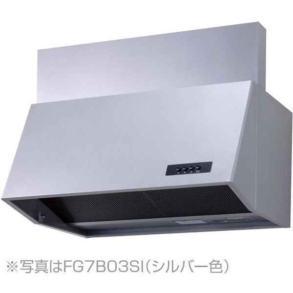 NORITZ NFG6B04SI シルバー [レンジフード (ブーツ型 シロッコファン・60cmタイプ・前幕板300mm)]