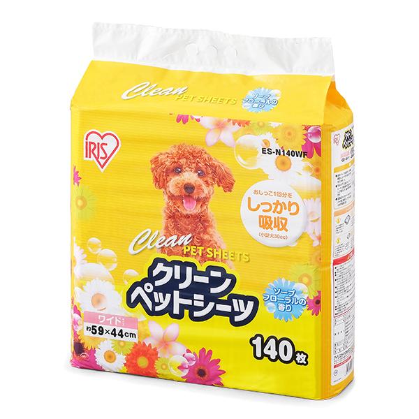 アイリスオーヤマ 香り付きクリーンペットシーツ ワイド140枚 ES-N140WFの通販は