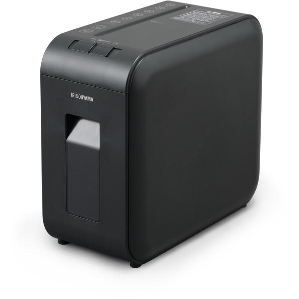P6HS75C-B ブラック アイリスオーヤマ [パーソナルシュレッダー クロスカット] メーカー直送