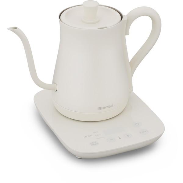 IKE-C601T-CWホワイト アイリスオーヤマ [ドリップケトル 温度調節付] メーカー直送の通販は