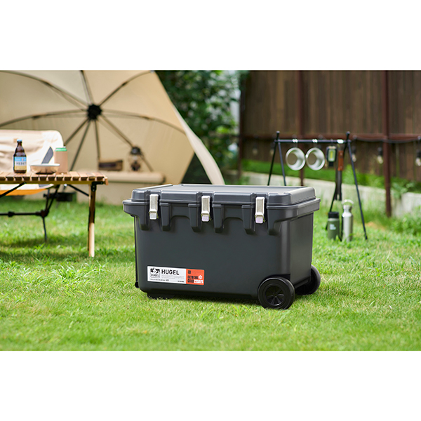VITC-60 チャコールグレー アイリスオーヤマ HUGEL 真空断熱クーラーボックス 60L