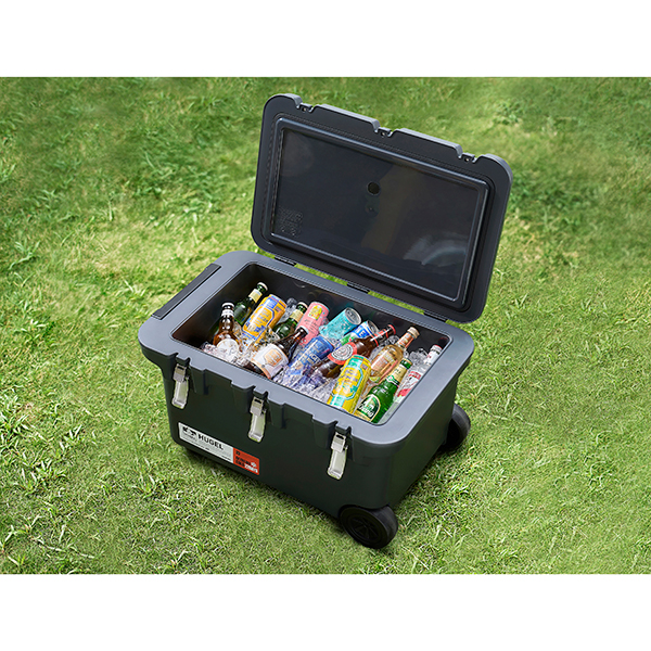 VITC-60 チャコールグレー アイリスオーヤマ HUGEL 真空断熱クーラーボックス 60L