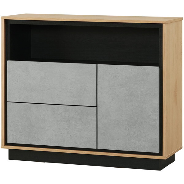 LVCM-795 アイリスオーヤマ ナチュラル/モルタル [リビングキャビネット] メーカー直送の通販は 12,885円