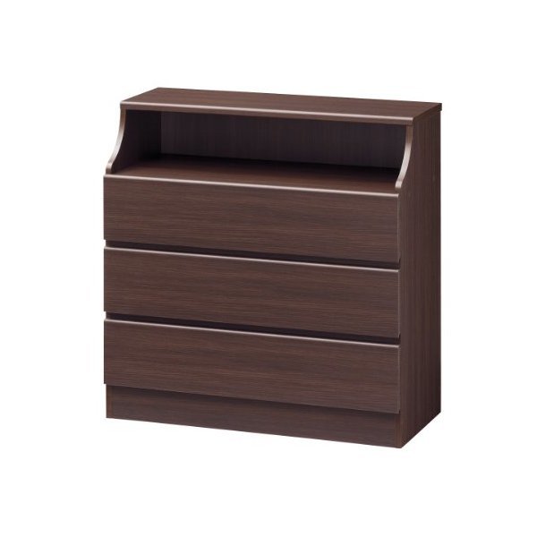 白井産業 CSC-9090HDK ダークブラウン CHESCA(チェスカ) [チェスト 組立品]