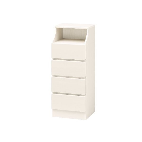 白井産業 CSC-1144HWH ホワイト CHESCA(チェスカ) [チェスト 組立品]