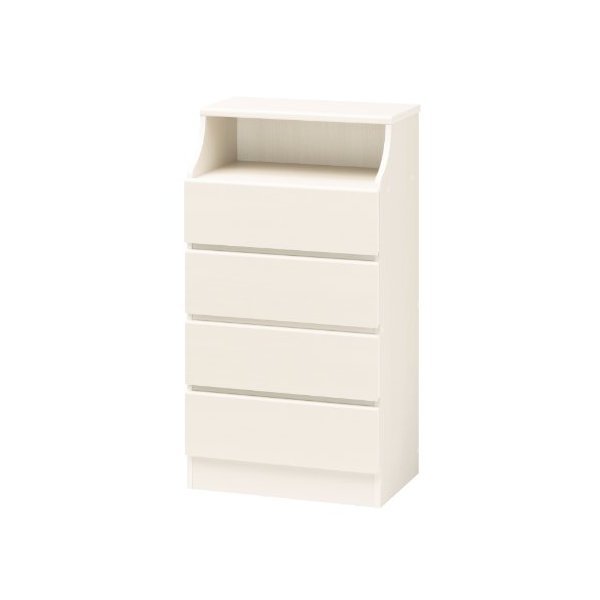 【2/23ポイントUP】白井産業 CSC-1160HWH ホワイト CHESCA(チェスカ) [チェスト 組立品]の通販は 19,800円