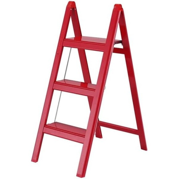 薄型踏台3段 アルインコ レッド SS80RB SSシリーズ メーカー直送