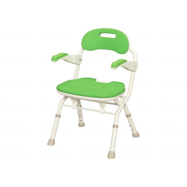 折りたたみシャワーベンチ FSフィット グリーン アロン化成 536058 メーカー直送の通販は 16,041円