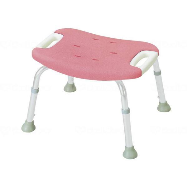 Richell やわらかシャワーチェア 背なしワイド ピンク 標準タイプ メーカー直送の通販は