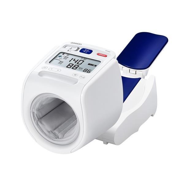 オムロン 上腕式血圧計 HCR-1802 「早朝高血圧」確認機能 見やすい らくらくサポート腕置き全自動タイプ 簡単