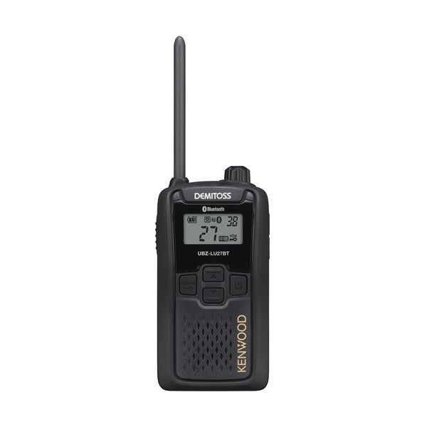 UBZLU27BT KENWOOD ブラック DEMITOSS [Bluetoothマイク対応特定小電力トランシーバー (交互・中継対応)] メーカー直送