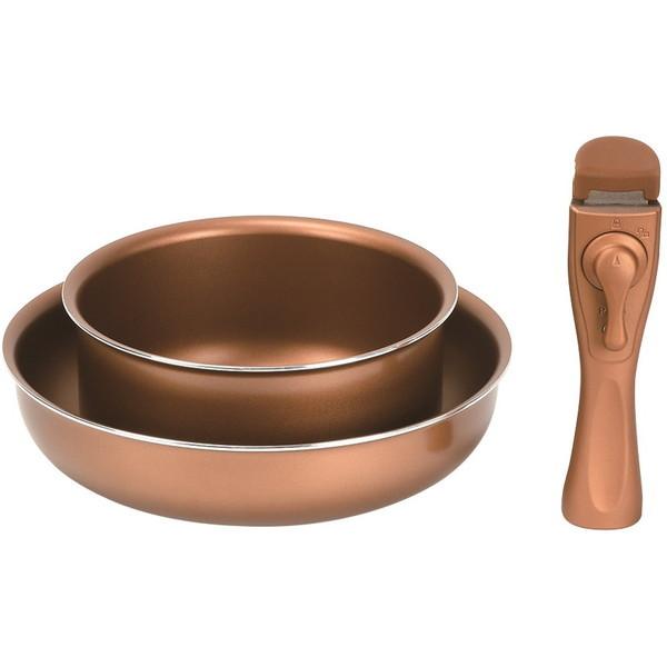 VISIONS GOLD Coating IH対応クックウェア3pcsセット CP-8724 パール金属の通販は 5,687円