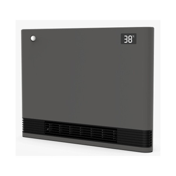 セラミックヒーター 暖房 暖かい YA-PS1246SGM H グレー セラミックヒーター