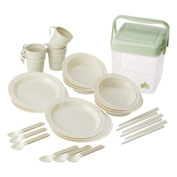 ロゴス 調理器具 LOGOS 箸付き食器セットBOX (6人用) No.81285028 の通販は食器