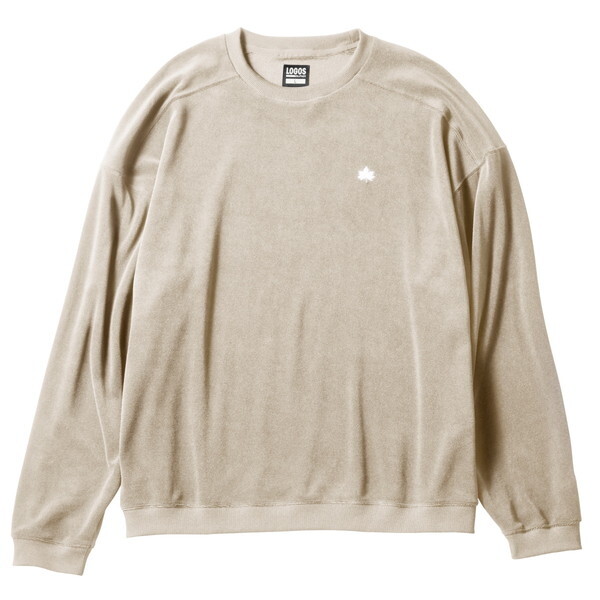 LOGOS by LIPNERボディリカバリーベロアスウェット#35212 ベージュ L No.35212662 LOGOS
