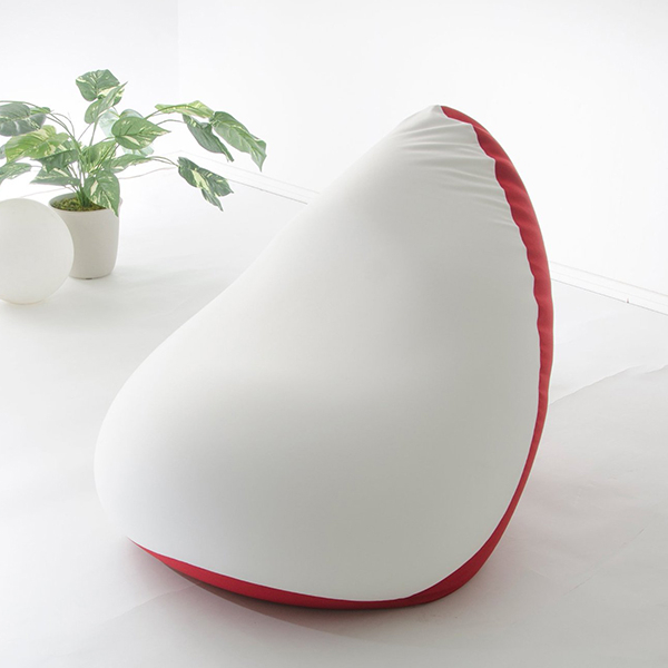 CELLUTANE 和楽の雫 ビーズクッション ダリアンレッド 日本製 極小ビーズ 一人掛け A546-563RED メーカー直送