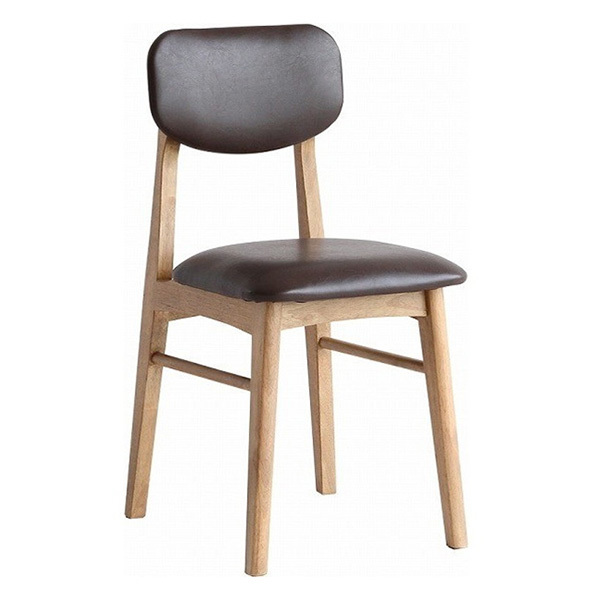 RAC-3329BR Rasic Chair ブラウン 市場株式会社 [ダイニングチェア] メーカー直送