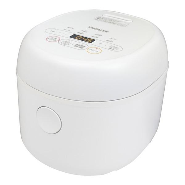 炊飯器 3合炊き マイコン炊飯器 山善 YJR-DM051-Wの通販は 7,238円