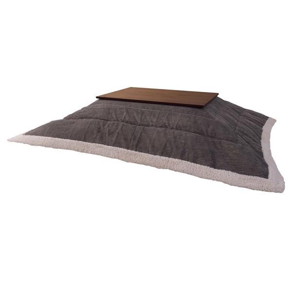 こたつ 布団 長方形 正方形 東谷 KK-142GY [薄掛けコタツ布団 長方形(190×230cm)]