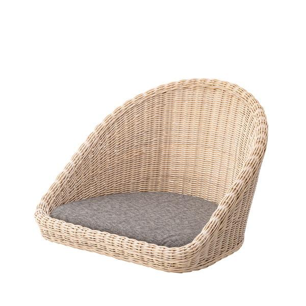 NRS-425NA ナチュラル ラタン フロアチェア 東谷 メーカー直送の通販は