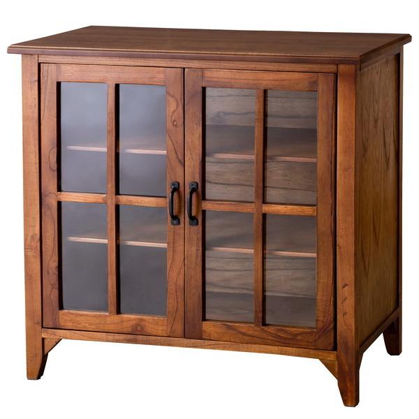 PM-318 ティンバー キャビネット ブラウン 東谷 メーカー直送の通販は