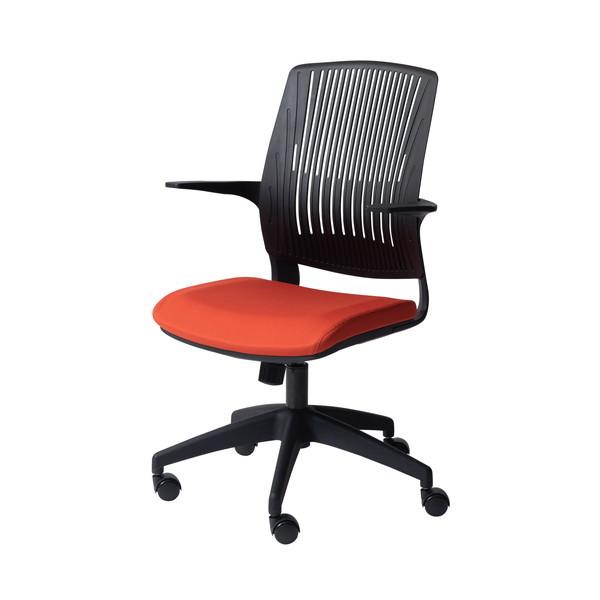 OFC-50ORB オレンジ×ブラック クレコ 東谷 [オフィスチェア] メーカー直送の通販は 18,500円