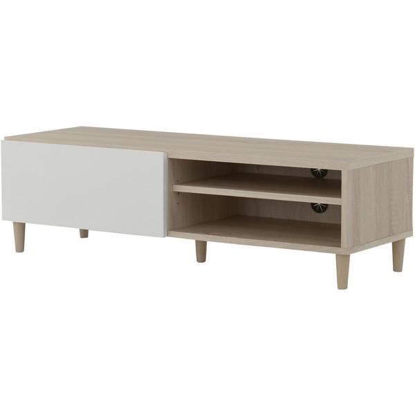 佐藤産業 HM35-120L IV オークナチュラル／ブラウン HELM（ヘルム） [テレビ台 ローボード(120cm幅)]の通販は 19,320円