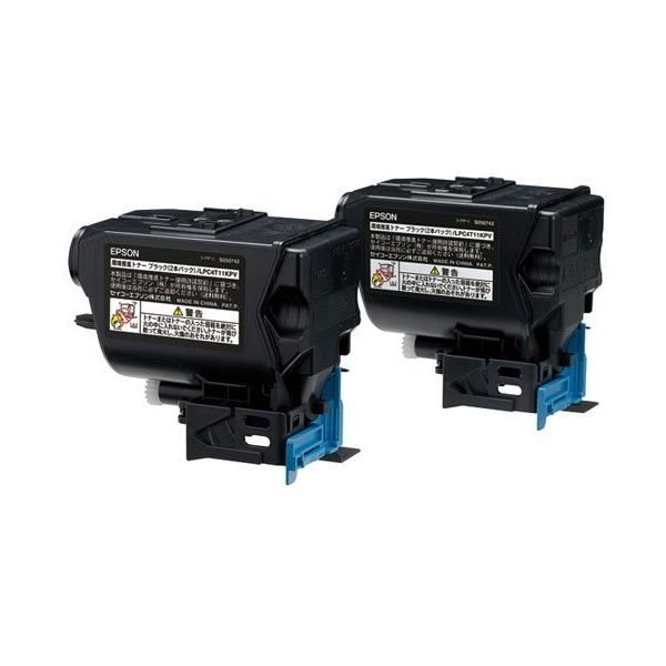 EPSON LPC4T11KPV ブラック [環境推進トナーカートリッジ(2本パック)]