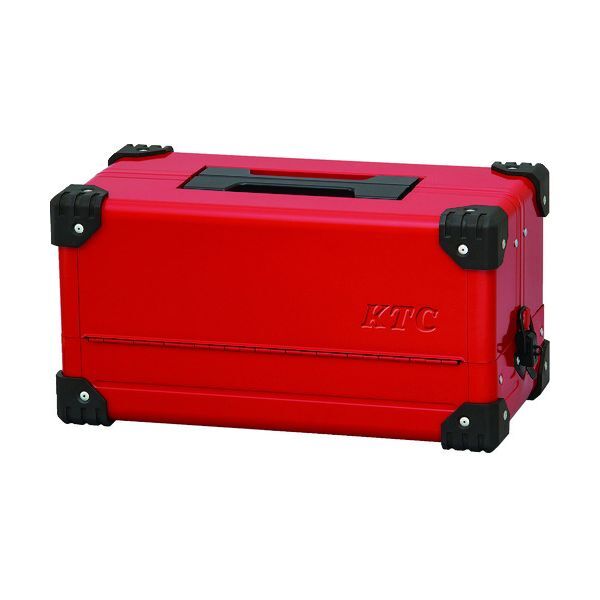 EK10AR3 京都機械工具（KTC） [スチール製工具箱 両開きメタルケース (レッド) 間口440×奥行233×高さ230mm] メーカー直送