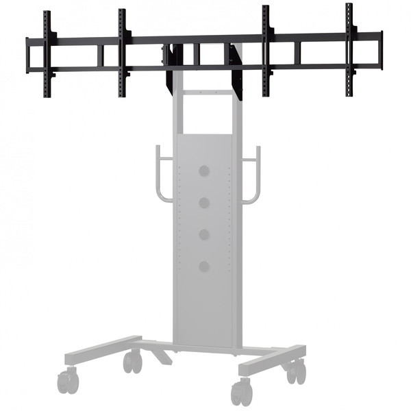 PHP-B8206Y ブラック ハヤミ工産 [左右2連 マルチ金具 (ディスプレイ横向き用 〜55V型対応)] メーカー直送