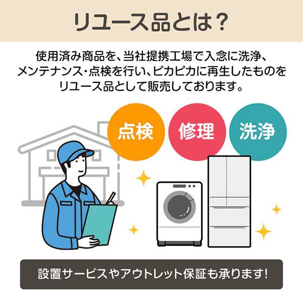 洗濯機 中古 7kg リユース家電 パナソニック 東芝 日立 おまかせ洗濯機 2014年〜2021年製 新生活 一人暮らし 単身赴任の通販はau  PAY マーケット - PREMOA au PAY マーケット店 | au PAY マーケット－通販サイト