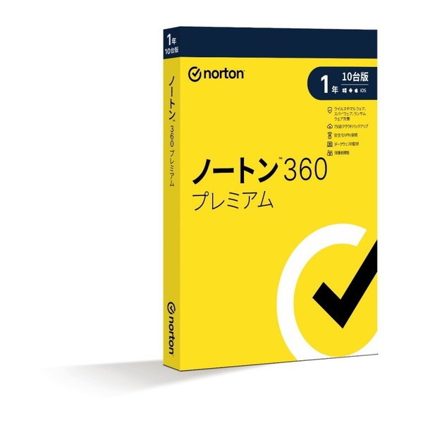 ノートン 360 プレミアム 10台版 NORTON - ウィルス対策・セキュリティ