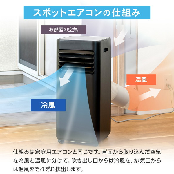 スポットエアコン スポットクーラー エアコン 工事不要 クーラー