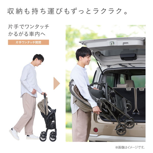 コンビ スゴカルL long エッグショック SL グリーン GR 119896 Combi [ベビーカー (生後1カ月〜48カ月頃まで)] 【保証期間：3年】_6