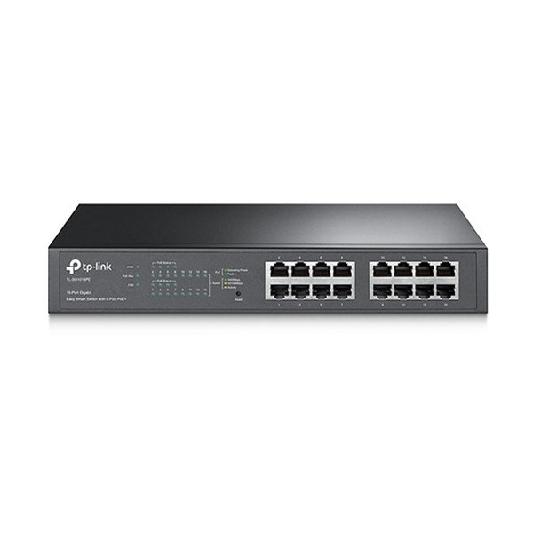 TP-LINK TL-SG1016PE [16ポート ギガビット デスクトップ/ラックマウント スイッチ (PoE+対応ポート8つ搭載)]の通販は 15,092円