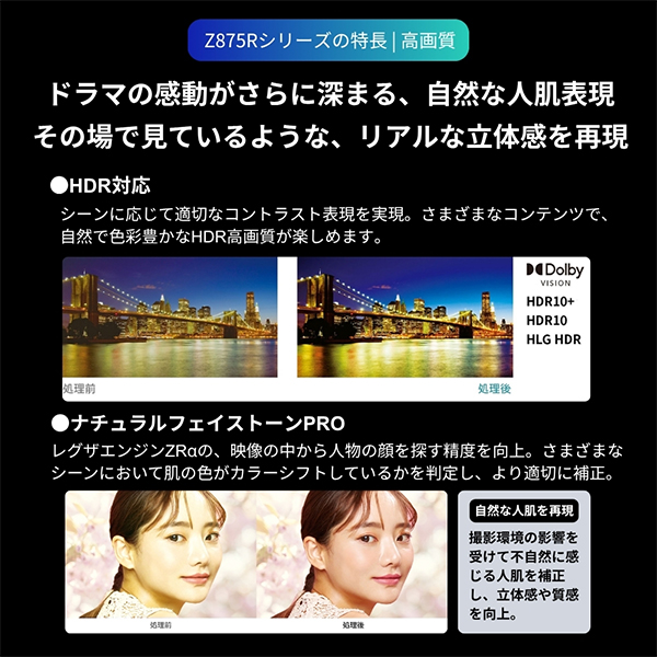 65Z875R TVS REGZA REGZA [65V型 地上・BS・110度CSデジタル 4Kチューナー内蔵 液晶テレビ]_6