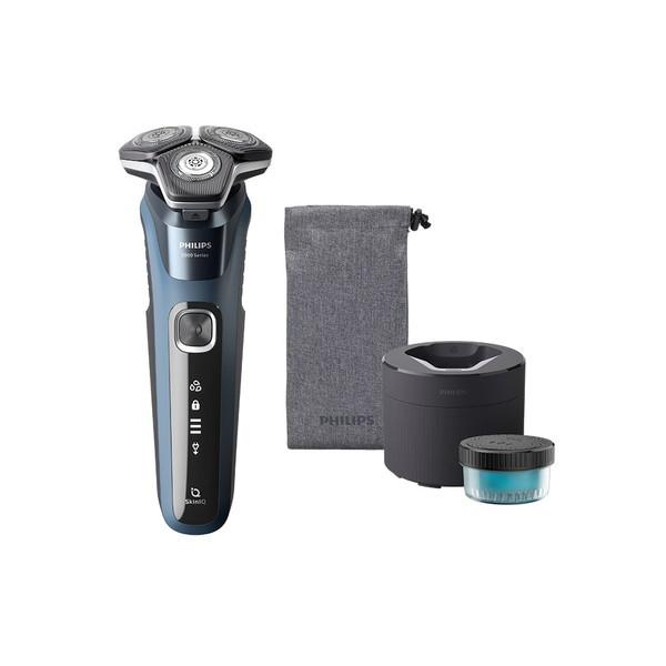 S5880/60 PHILIPS セルリアンブルー 5000シリーズ [ウェット&ドライ電気シェーバー (回転式・充電式)]