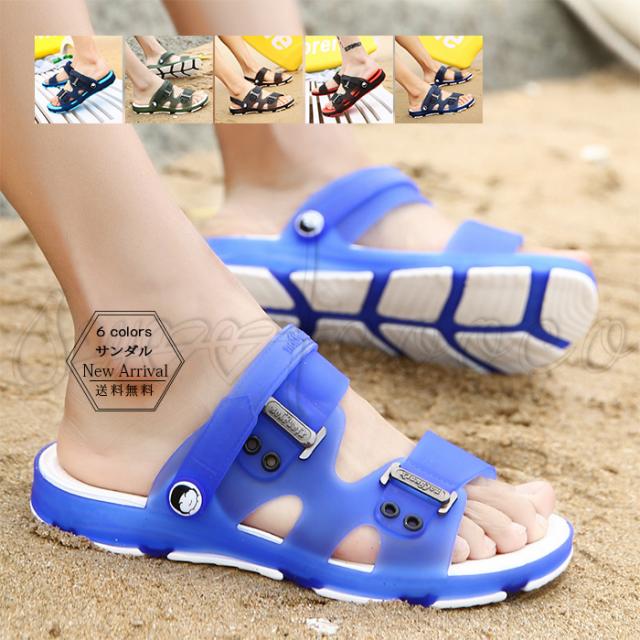 ビーチサンダル メンズ スリッパ 2ways 安い フラットシューズ アウトドア 履きやすい かっこいい カジュアル リゾート 夏 男性用 おしゃの通販はau Wowma Sweetcooco5全品送料無料キャンペーン