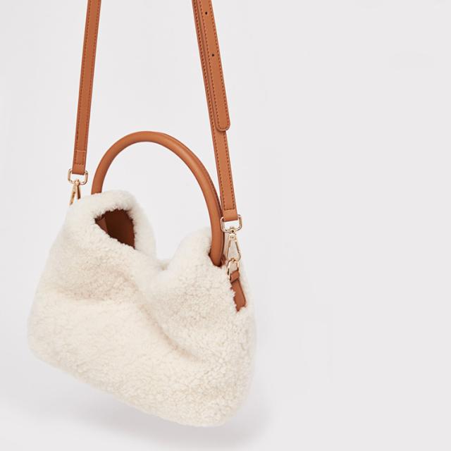 ファーバッグ ムートンバッグ ショルダーバッグ レディース