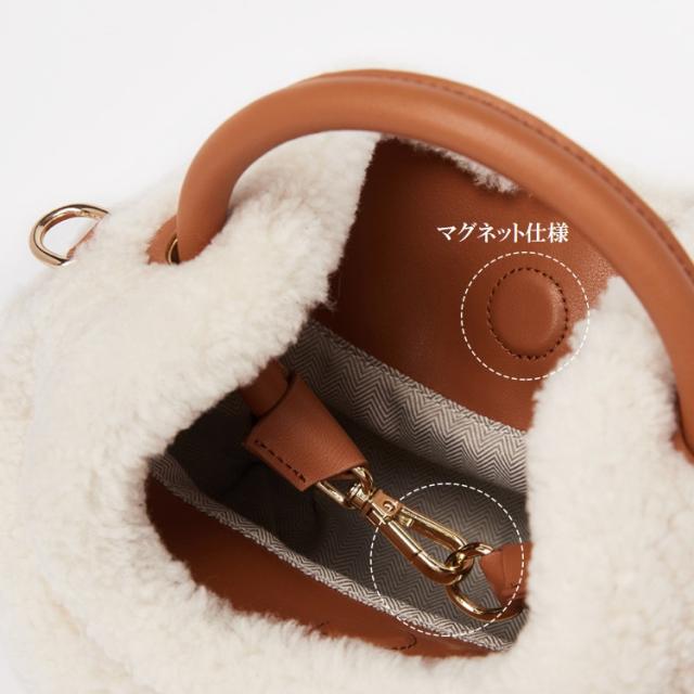 ファーバッグ ムートンバッグ ショルダーバッグ レディース