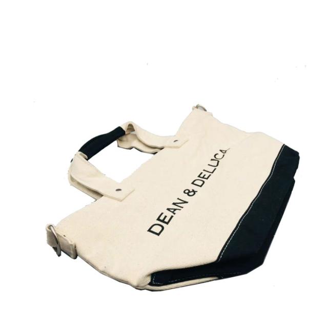 DEAN＆DELUCA ショルダー付きキャンバストートバッグSサイズ 完売＞DEAN & DELUCA ショルダー付きキャンバストートバッグSサイズ